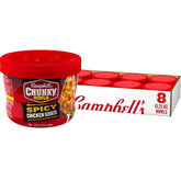 Campbell's Chunky Soup, Spicy Chicken Burrito Soup, 15.25 oz Microwaveable Bowl (Case of 8)