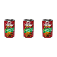 Campbell’s Chunky Healthy Request Soup, Beef Soup with Country Vegetables, 18.8 Oz Can, (Pack of 3)