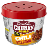Campbell’s Chunky Chili With Beans, 15.25 oz Microwavable Bowl