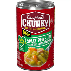 Campbell’s Chunky Healthy Request Soup, Split Pea Soup With Ham, 19 Oz Can