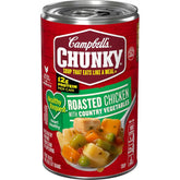 Campbell’s Chunky Healthy Request Soup, Roasted Chicken Soup with Country Vegetables, 18.6 oz Can
