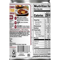 Campbell’s Chunky Hot and Spicy Chili With Beans, 16.5 oz Can (Pack of 12)
