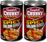 Campbell's Chunky Soup, Spicy Sirloin Burger Soup, 18.8 Ounce Can (Pack of 2)