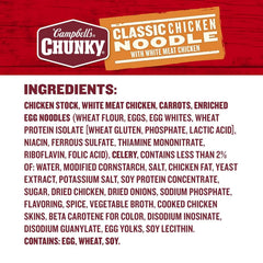 Campbell's Chunky Classic Chicken Noodle Soup, 18.6 oz Can