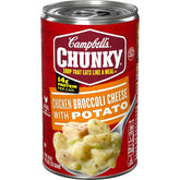 Campbell's Chunky Soup, Chicken Broccoli Cheese Soup, 18.8 Oz Can