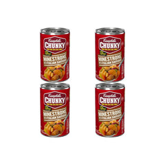 Campbell’s Chunky Soup, Minestrone with Italian Sausage Soup, 18.8 Oz Can (Pack of 4)
