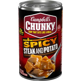 Campbell's Chunky Soup, Spicy Steak and Potato Soup, 18.8 oz Can