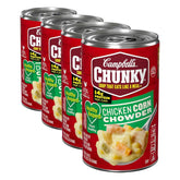 Campbell's Chunky Soup, Healthy Request Chicken Corn Chowder Soup, 18.8 Oz Can (Pack of 4)
