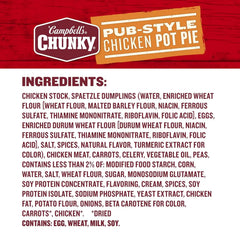 Campbell's Chunky Soup, Pub-Style Chicken Pot Pie Soup, 18.8 oz Can