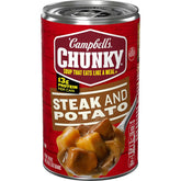 Campbell’s Chunky Soup, Steak and Potato Soup, 18.8 oz Can