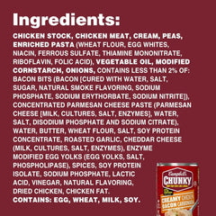 Campbell's Chunky Creamy Chicken Bacon Carbonara Soup, 18.8 oz Can (Pack of 2)