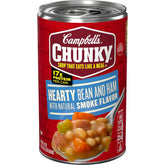 Campbell’s Chunky Soup, Hearty Bean Soup With Ham, 19 Oz Can