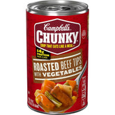 Campbell’s Chunky Soup, Roast Beef Tips With Vegetables Soup, 18.8 Oz Can