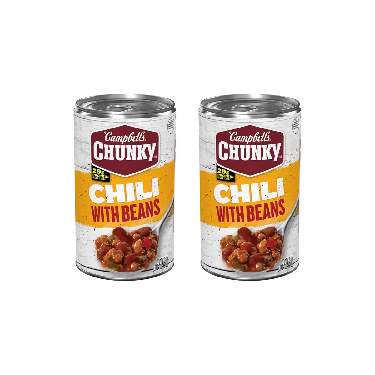 Campbell's Chunky Chili with Beans Roadhouse, 19 oz. Can (Pack of 2)