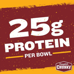 Campbell's Chunky Chili, Hot & Spicy with Beans, 15.25 oz Microwavable Bowl (Pack of 8)