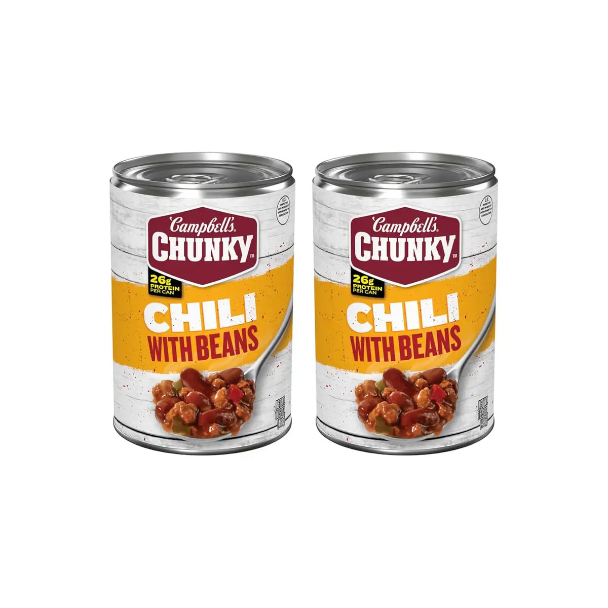 Campbell’s Chunky Chili With Beans, 16.5 oz Can (Pack of 2)