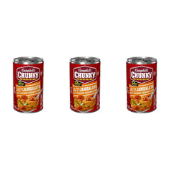 Campbell’s Chunky Soup, Jazzy Jambalaya with Chicken, Sausage and Ham Soup, 18.6 Oz Can (Pack of 3)