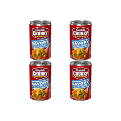 Campbell’s Chunky Soup, Savory Vegetable Soup, 18.8 Oz Can (Pack of 4)