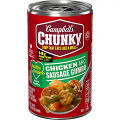 Campbell's Chunky Soup, Healthy Request Chicken and Sausage Gumbo, 18.8 Oz Can
