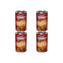 Campbell’s Chunky Soup, Chicken and Sausage Gumbo, 18.8 Oz Can (Pack of 4)