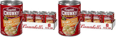Campbell’s Chunky Soup, Creamy Chicken and Dumplings Soup, 16.3 Oz Can (Case of 8) (Pack of 2)