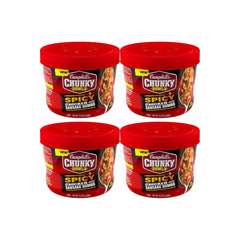 Campbell’s Chunky Soup, Spicy Chicken and Sausage Gumbo, 15.25 oz Microwavable Bowl (Pack of 4)