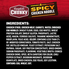 Campbell's Chunky Soup, Spicy Chicken Noodle Soup, 18.6 oz Can