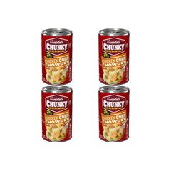 Campbell's Chunky Soup, Chicken Corn Chowder Soup, 18.8 Oz Can (Pack of 4)
