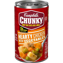 Campbell's Chunky Soup, Chicken with Vegetables Soup, 18.6 Oz Can