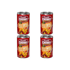 Campbell's Chunky Soup, Chicken Tortilla Soup with Grilled White Meat Chicken, 18.6 Oz Can (Pack of 4)