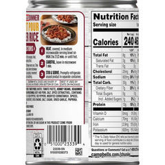 Campbell’s Chunky Chili With Beans, 16.5 oz Can