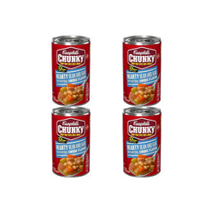 Campbell’s Chunky Soup, Hearty Bean Soup With Ham, 19 Oz Can (Pack of 4)