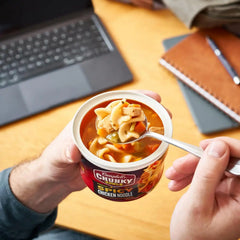 Campbell’s Chunky Spicy Chicken Noodle Soup, 15.25 oz Microwavable Bowl (Pack of 5)