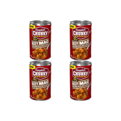 Campbell’s Chunky Beefy Mac Soup, 18.8 oz Can (Pack of 4)